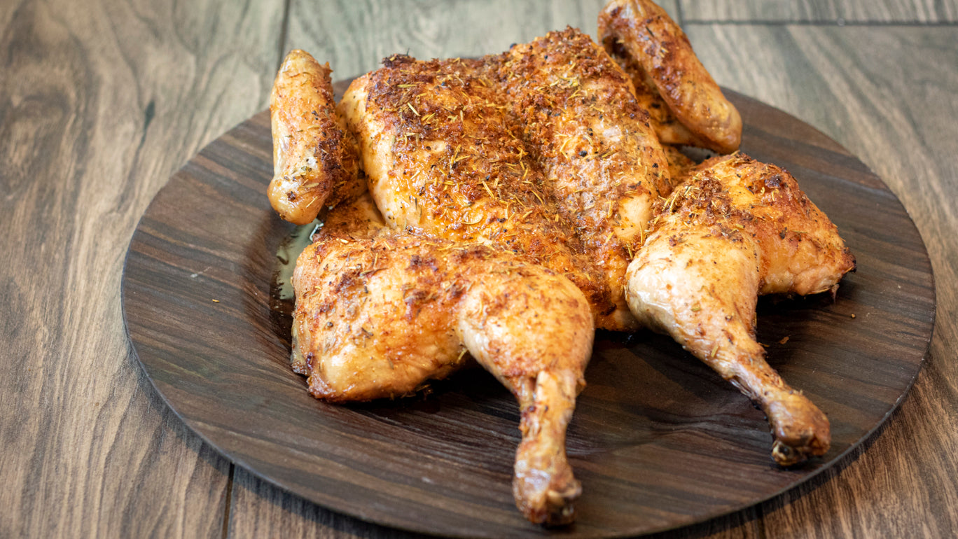 Spatchcock Chicken - free range Lemon Chicken