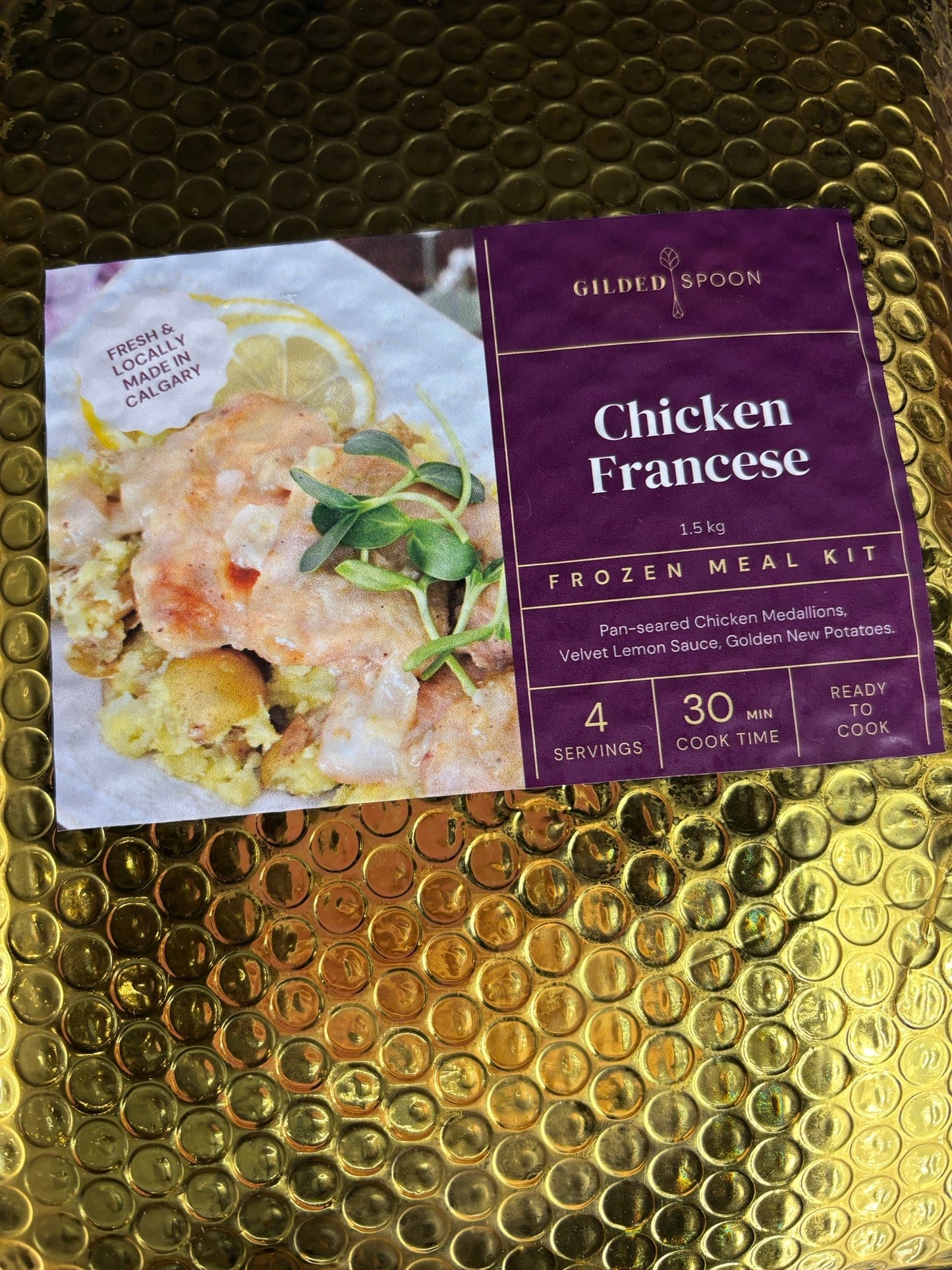 Gilded Spoon Gourmet Frozen Meal Kits - Serves 4